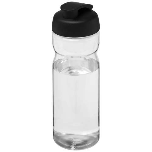 Bouteille de sport publicitaire 650ml Ocean Plastic H2O Active® Translucide et Noir
